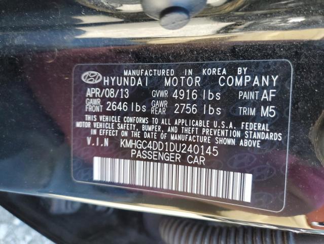 Photo 11 VIN: KMHGC4DD1DU240145 - HYUNDAI GENESIS 