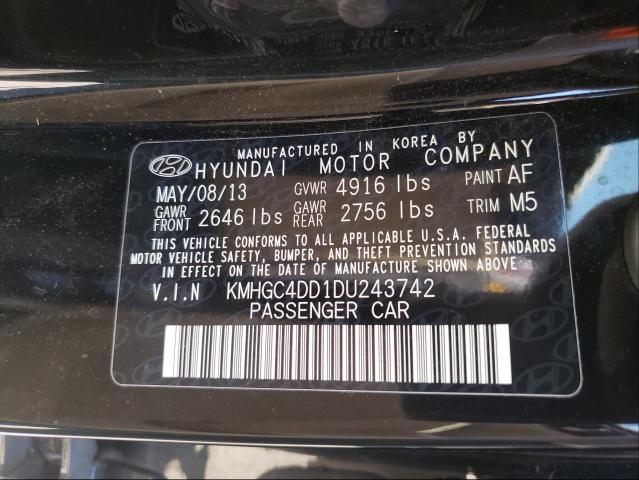 Photo 9 VIN: KMHGC4DD1DU243742 - HYUNDAI GENESIS 3. 