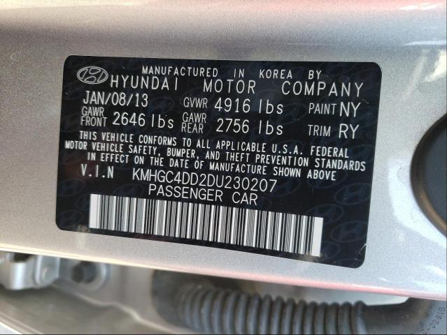 Photo 9 VIN: KMHGC4DD2DU230207 - HYUNDAI GENESIS 3. 