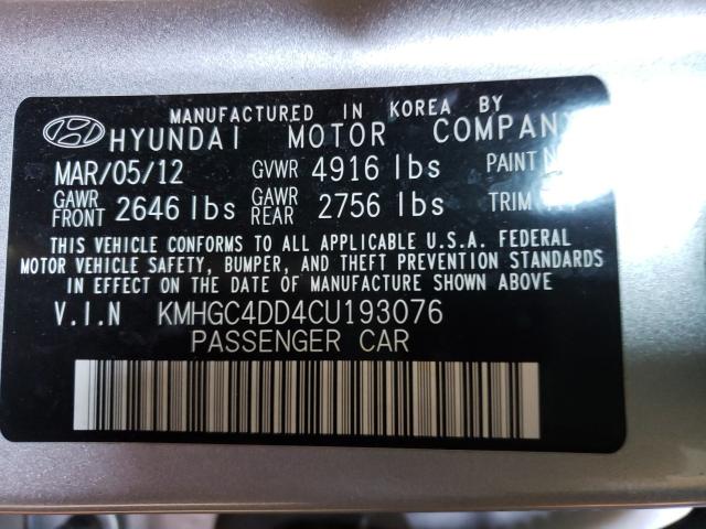 Photo 9 VIN: KMHGC4DD4CU193076 - HYUNDAI GENESIS 3. 