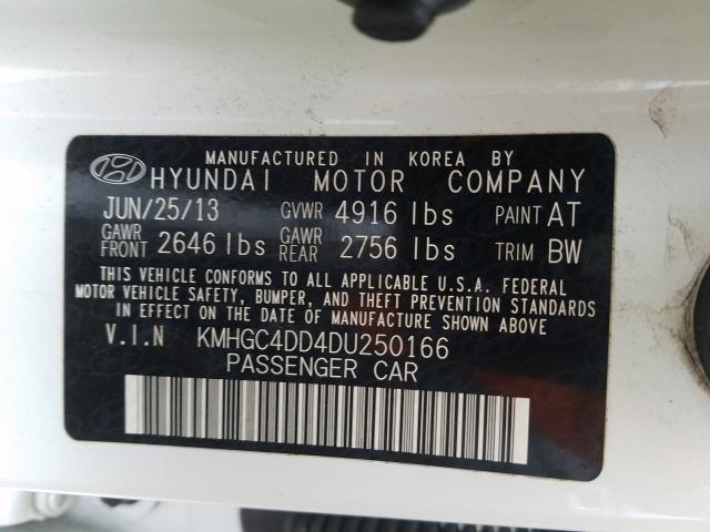 Photo 9 VIN: KMHGC4DD4DU250166 - HYUNDAI GENESIS 3. 