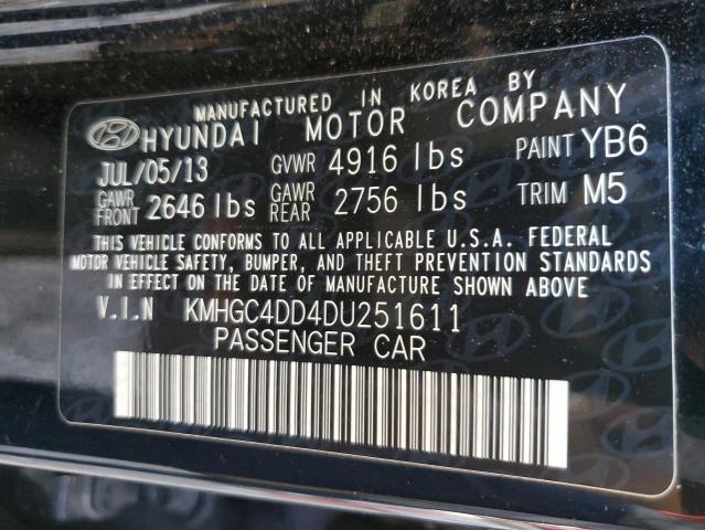 Photo 11 VIN: KMHGC4DD4DU251611 - HYUNDAI GENESIS 3. 