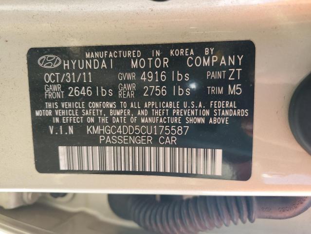 Photo 11 VIN: KMHGC4DD5CU175587 - HYUNDAI GENESIS 3. 