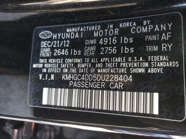 Photo 9 VIN: KMHGC4DD5DU228404 - HYUNDAI GENESIS 3. 