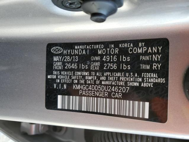 Photo 11 VIN: KMHGC4DD5DU246207 - HYUNDAI GENESIS 