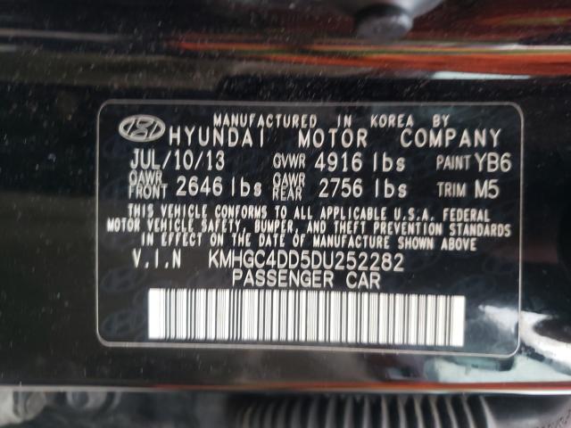 Photo 9 VIN: KMHGC4DD5DU252282 - HYUNDAI GENESIS 3. 