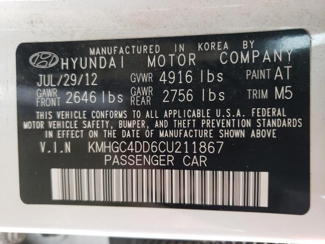 Photo 9 VIN: KMHGC4DD6CU211867 - HYUNDAI GENESIS 3. 