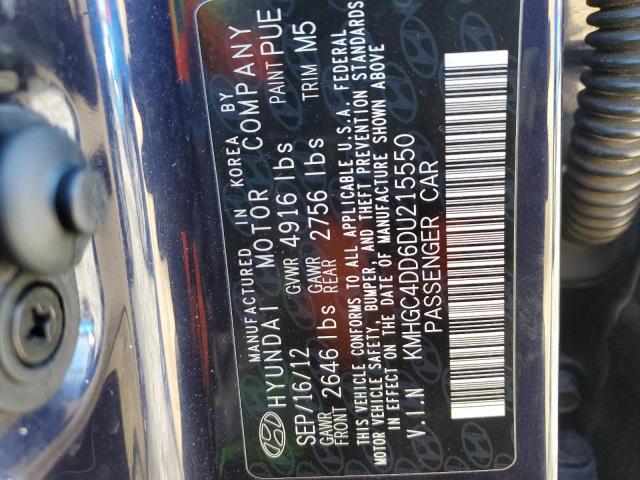 Photo 11 VIN: KMHGC4DD6DU215550 - HYUNDAI GENESIS 