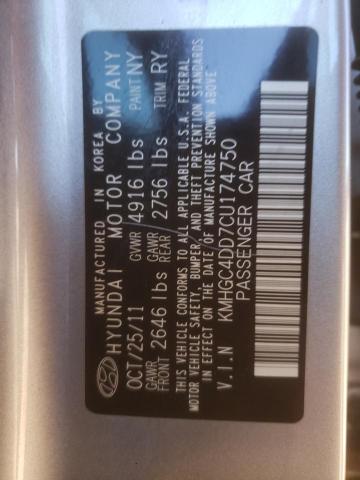 Photo 9 VIN: KMHGC4DD7CU174750 - HYUNDAI GENESIS 3. 