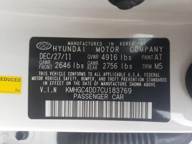 Photo 9 VIN: KMHGC4DD7CU183769 - HYUNDAI GENESIS 3. 