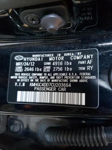 Photo 9 VIN: KMHGC4DD7CU203664 - HYUNDAI GENESIS 3. 