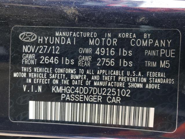 Photo 11 VIN: KMHGC4DD7DU225102 - HYUNDAI GENESIS 