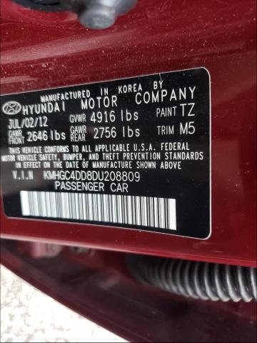 Photo 9 VIN: KMHGC4DD8DU208809 - HYUNDAI GENESIS 3. 