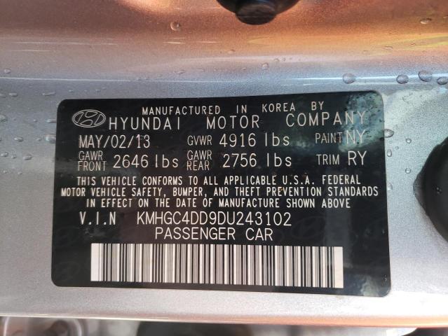 Photo 9 VIN: KMHGC4DD9DU243102 - HYUNDAI GENESIS 3. 