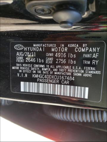 Photo 9 VIN: KMHGC4DDXCU167484 - HYUNDAI GENESIS 3. 