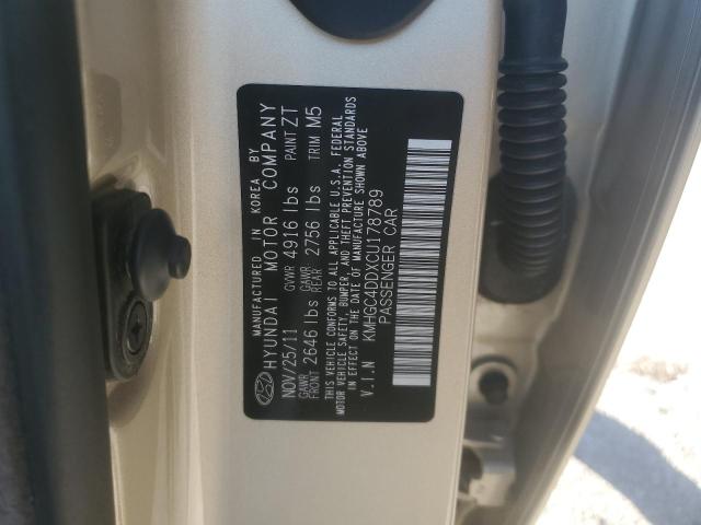 Photo 12 VIN: KMHGC4DDXCU178789 - HYUNDAI GENESIS 3. 
