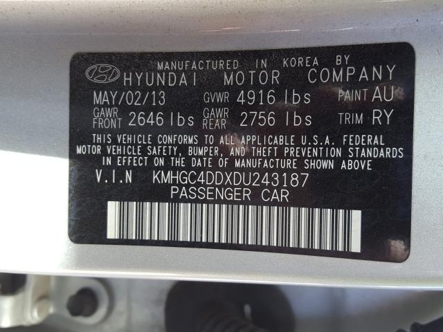 Photo 9 VIN: KMHGC4DDXDU243187 - HYUNDAI GENESIS 3. 