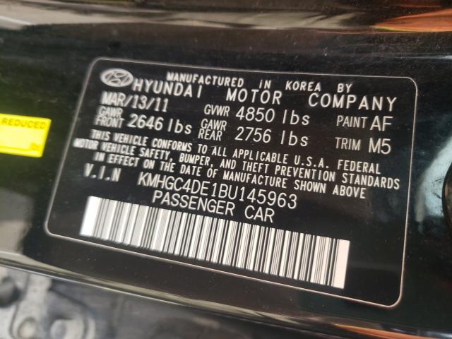 Photo 9 VIN: KMHGC4DE1BU145963 - HYUNDAI GENESIS 3. 