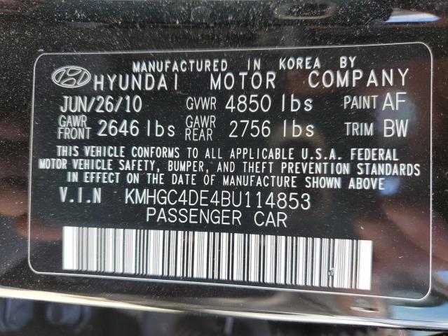 Photo 9 VIN: KMHGC4DE4BU114853 - HYUNDAI GENESIS 3. 