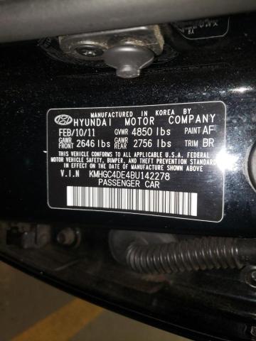 Photo 9 VIN: KMHGC4DE4BU142278 - HYUNDAI GENESIS 3. 