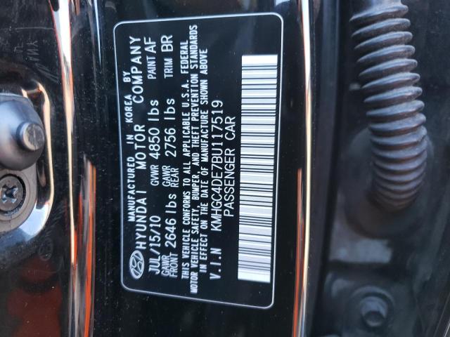 Photo 11 VIN: KMHGC4DE7BU117519 - HYUNDAI GENESIS 3. 