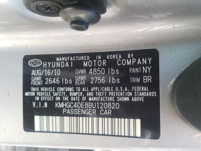 Photo 9 VIN: KMHGC4DE8BU120820 - HYUNDAI GENESIS 3. 