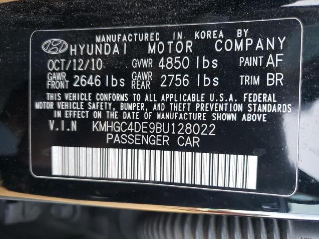 Photo 9 VIN: KMHGC4DE9BU128022 - HYUNDAI GENESIS 3. 