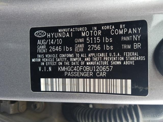 Photo 9 VIN: KMHGC4DF0BU120657 - HYUNDAI GENESIS 4. 