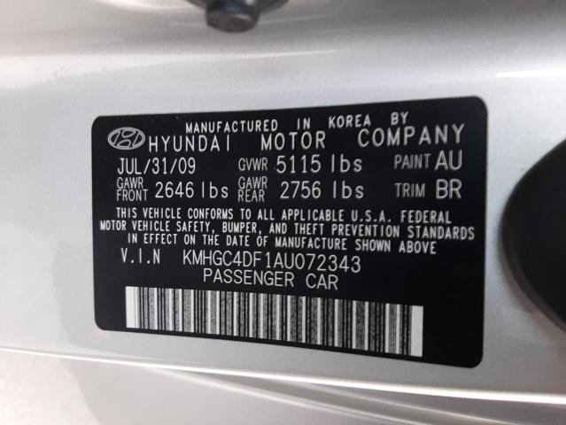 Photo 9 VIN: KMHGC4DF1AU072343 - HYUNDAI GENESIS 4. 