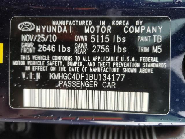 Photo 9 VIN: KMHGC4DF1BU134177 - HYUNDAI GENESIS 4. 