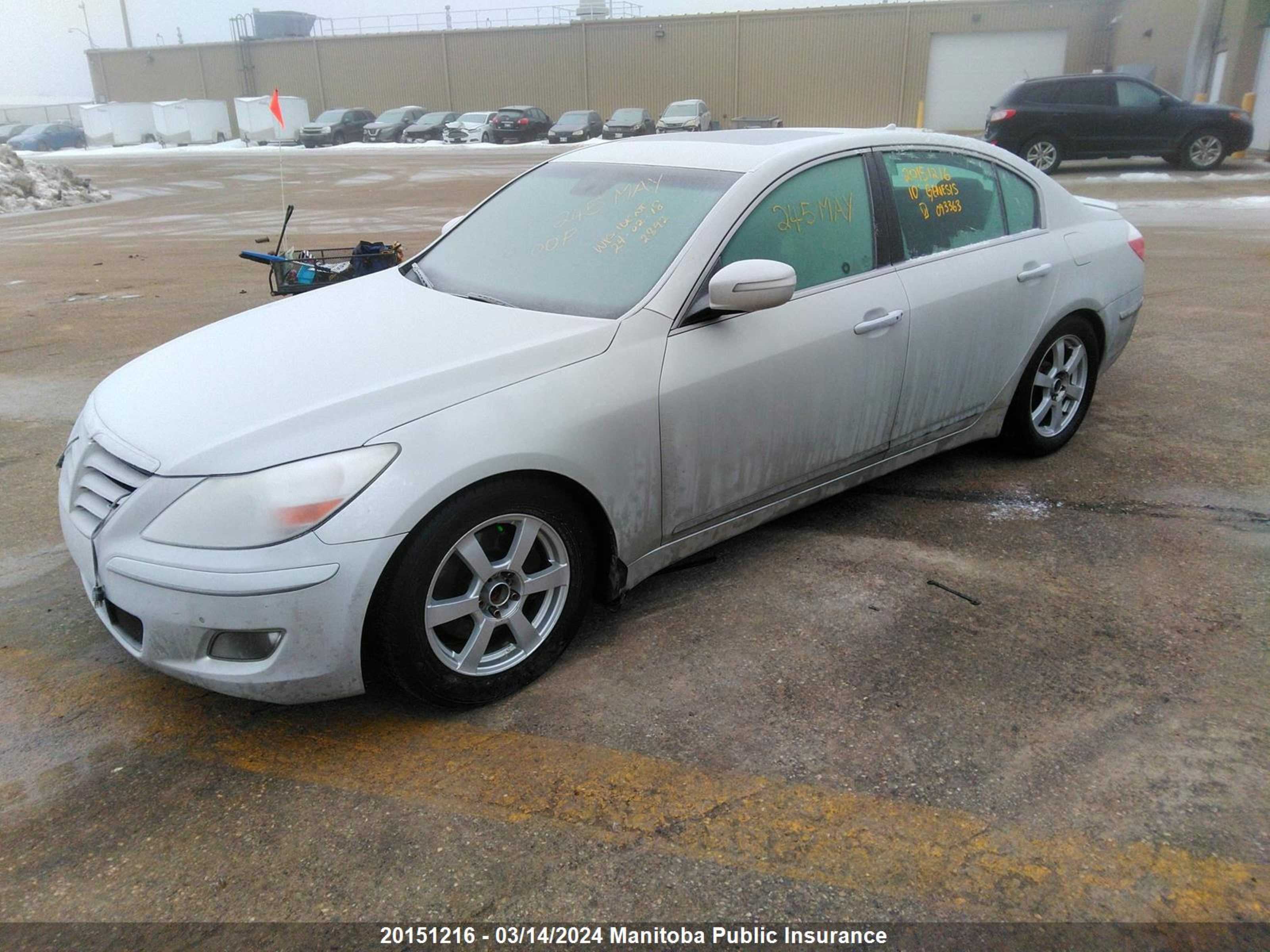 Photo 1 VIN: KMHGC4DF2AU093363 - HYUNDAI GENESIS 