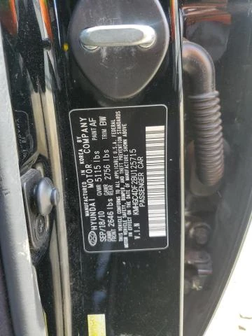 Photo 12 VIN: KMHGC4DF2BU125715 - HYUNDAI GENESIS 4. 