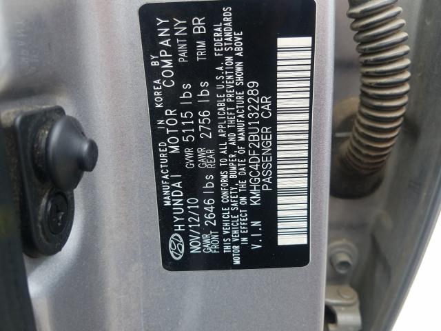 Photo 9 VIN: KMHGC4DF2BU132289 - HYUNDAI GENESIS 4. 