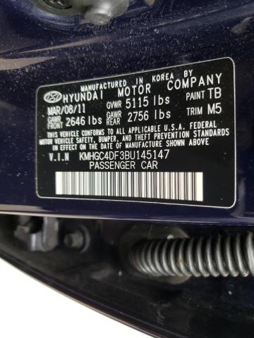 Photo 9 VIN: KMHGC4DF3BU145147 - HYUNDAI GENESIS 4. 