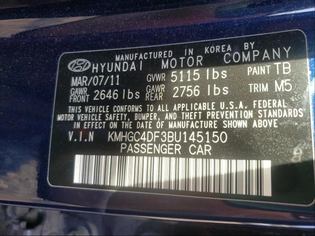 Photo 9 VIN: KMHGC4DF3BU145150 - HYUNDAI GENESIS 4. 