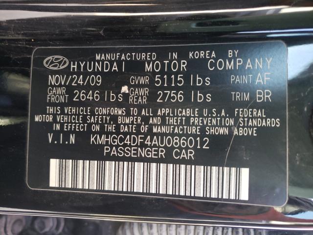 Photo 9 VIN: KMHGC4DF4AU086012 - HYUNDAI GENESIS 4. 