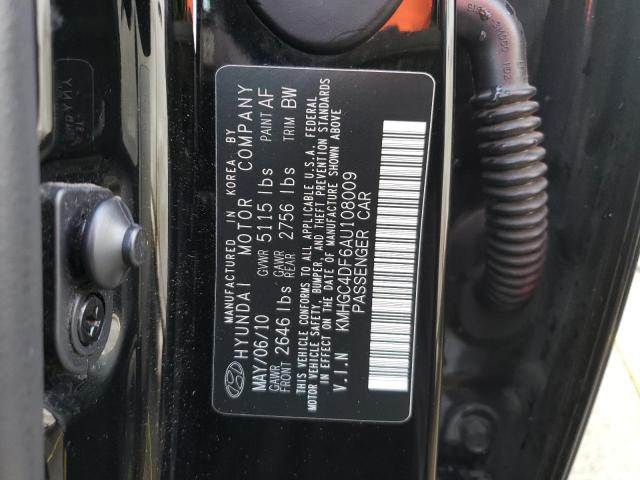 Photo 9 VIN: KMHGC4DF6AU108009 - HYUNDAI GENESIS 4. 