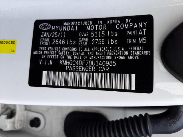 Photo 12 VIN: KMHGC4DF7BU140985 - HYUNDAI GENESIS 4. 