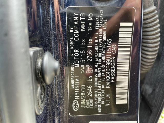 Photo 9 VIN: KMHGC4DF9BU115165 - HYUNDAI GENESIS 4. 