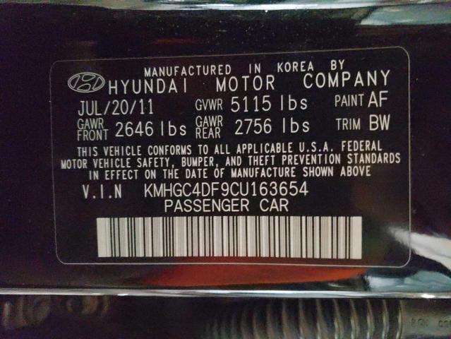 Photo 12 VIN: KMHGC4DF9CU163654 - HYUNDAI GENESIS 4. 