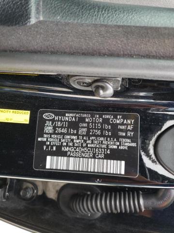 Photo 9 VIN: KMHGC4DH5CU163314 - HYUNDAI GENESIS 5. 