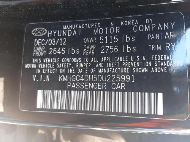 Photo 9 VIN: KMHGC4DH5DU225991 - HYUNDAI GENESIS 5. 