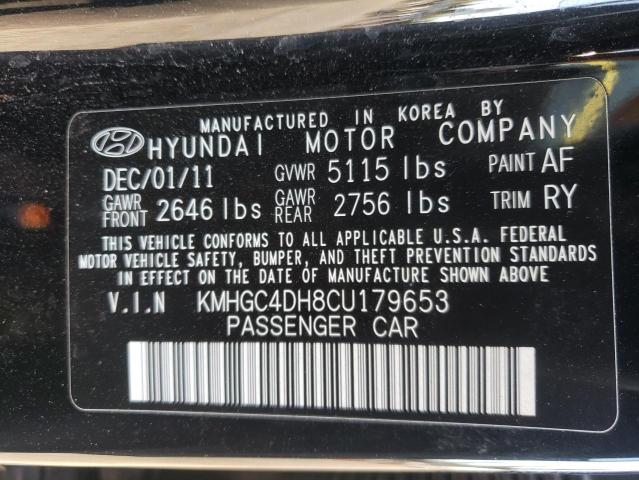 Photo 9 VIN: KMHGC4DH8CU179653 - HYUNDAI GENESIS 5. 