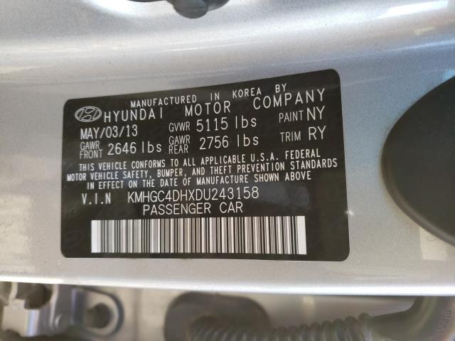 Photo 9 VIN: KMHGC4DHXDU243158 - HYUNDAI GENESIS 5. 