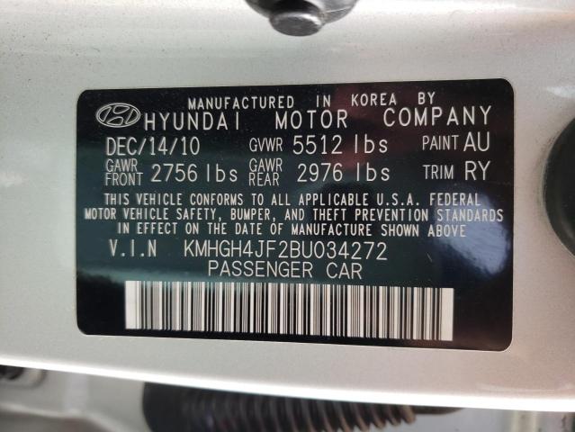 Photo 9 VIN: KMHGH4JF2BU034272 - HYUNDAI EQUUS 