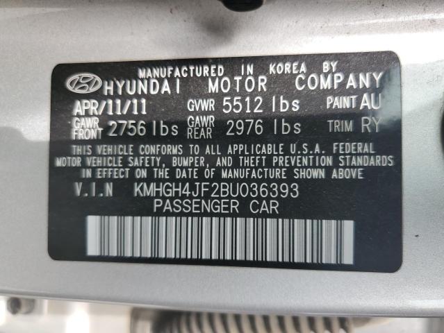 Photo 11 VIN: KMHGH4JF2BU036393 - HYUNDAI EQUUS SIGN 