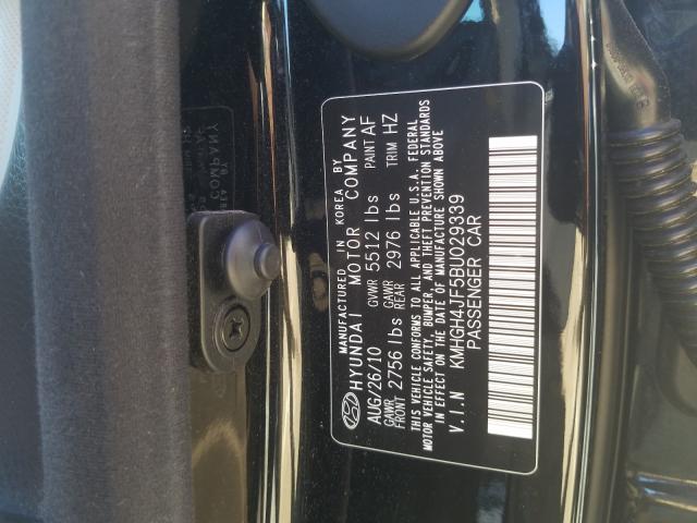 Photo 9 VIN: KMHGH4JF5BU029339 - HYUNDAI EQUUS SIGN 