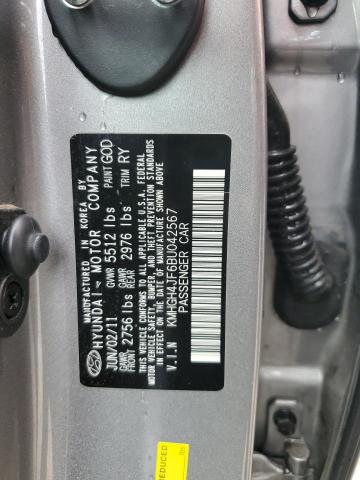 Photo 11 VIN: KMHGH4JF6BU042567 - HYUNDAI EQUUS SIGN 