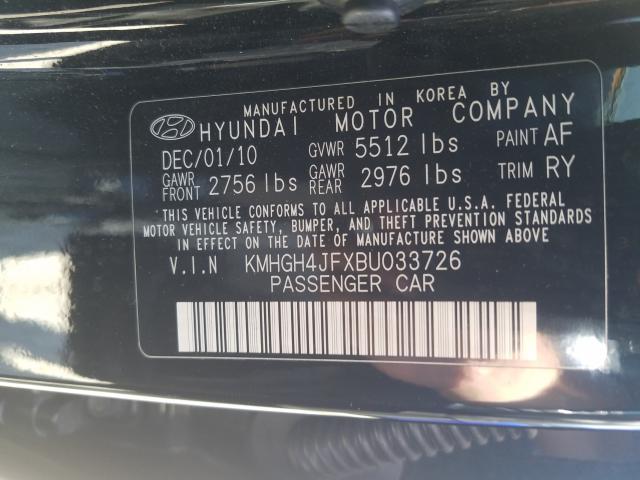 Photo 9 VIN: KMHGH4JFXBU033726 - HYUNDAI EQUUS SIGN 