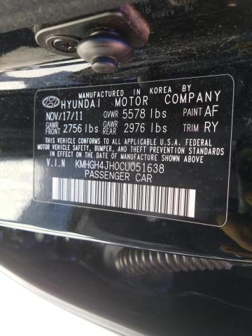 Photo 9 VIN: KMHGH4JH0CU051638 - HYUNDAI EQUUS SIGN 